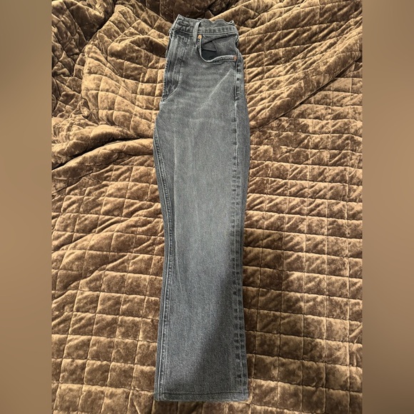 AGOLDE High Rise Stovepipe Jeans in Metal Size 27 - Picture 10 of 11